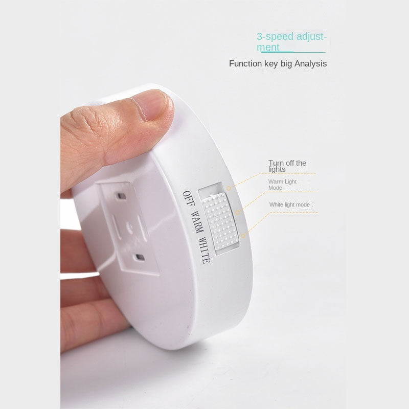 Veilleuse LED intelligente avec détecteur de mouvement, recharge sans fil et base magnétique, lampe de chevet pour chambre, placard et maison