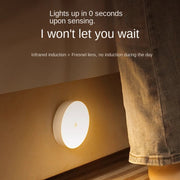 Smart LED Motion Sensor Night Light with Wireless Charging and Magnetic Base, Bedside Lamp for Bedroom, Cabinet, Home Use